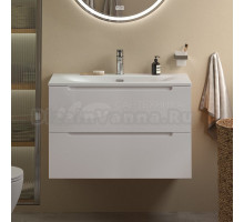 Тумба с раковиной BelBagno Etna 39 80 bianco lucido, раковина BB-8099-3-80