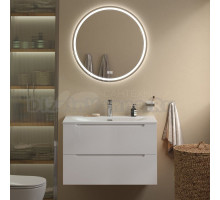 Мебель для ванной комнаты BelBagno Etna 39 80 bianco lucido, раковина BB-8099-3-80