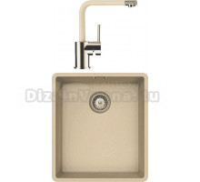 Комплект Мойка Schock Greenwich 700900U 45 Cristadur аворио + Смеситель Cristadur Nimbus аворио