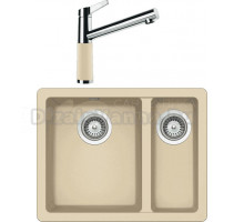 Комплект Мойка Schock Soho 60 Plus (N-150) Cristadur аворио + Смеситель Cristadur SC-510 аворио