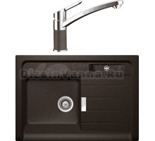 Комплект Мойка Schock Grando 90 Cristadur бронза + Смеситель Cristadur SC-90 бронза