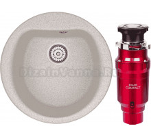 Комплект Мойка Granula 5101, пирит + Измельчитель Emar ATC-WZB390A Compact