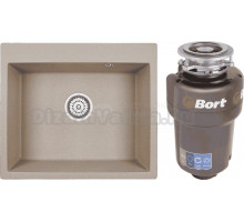 Комплект Мойка Granula 6001, песок + Измельчитель Bort Titan 5000