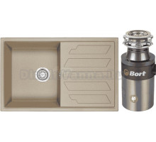 Комплект Мойка Granula 8002, песок + Измельчитель Bort Titan 4000 Plus