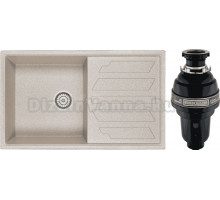 Комплект Мойка Granula 8601, пирит + Измельчитель Bone Crusher BC 1000-AS