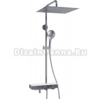 Душевая стойка Wasserkraft Aller A113.119.101.CH Thermo с термостатом, хром