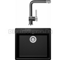 Комплект Мойка Schock Galaxy 60 (N-100) Cristadur магма + Смеситель Cristadur Piega магма