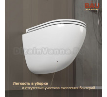 Унитаз подвесной Bauedge Bau Dream Hurricane 5 Inclosed