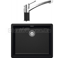 Комплект Мойка Schock Greenwich 60 Cristadur магма + Смеситель Cristadur SC-90 магма