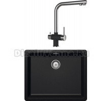 Комплект Мойка Schock Greenwich 701040U 60 Cristadur магма + Смеситель Cristadur Vitus магма