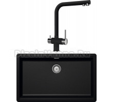 Комплект Мойка Schock Greenwich 701041U 80 Cristadur магма + Смеситель Cristadur Wellus New магма