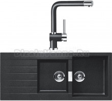 Комплект Мойка Schock Signus 80D (D-200) Cristadur магма + Смеситель Cristadur Piega магма