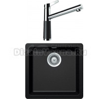 Комплект Мойка Schock Soho 700362U 50 (N-100S) Cristadur магма + Смеситель Cristadur SC-510 магма