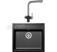 Комплект Мойка Schock Vero 60 (N-100) Cristadur магма + Смеситель Cristadur Vitus магма