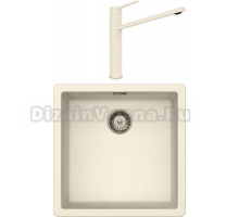 Комплект Мойка Schock Greenwich 700908U 50 Cristadur магнолия + Смеситель Cristadur Papilio магнолия