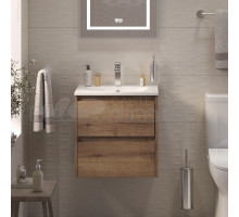 Тумба с раковиной BelBagno Kraft 39 50 rovere tabacco, раковина BB-8099-3-50
