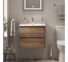 Тумба с раковиной BelBagno Kraft 39 60 rovere tabacco, раковина BB-8099-3-60