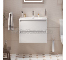 Тумба с раковиной BelBagno Kraft 39 70 bianco opaco, раковина BB-8099-3-70