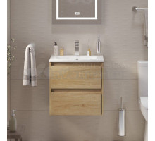 Тумба с раковиной BelBagno Kraft 39 50 rovere nebrasca nature, раковина BB-8099-3-50