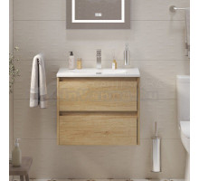 Тумба с раковиной BelBagno Kraft 39 60 rovere nebrasca nature, раковина BB-8099-3-60