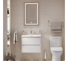 Мебель для ванной комнаты BelBagno Kraft 39 60 bianco opaco, раковина BB-8099-3-60
