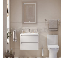 Мебель для ванной комнаты BelBagno Kraft 39 70 bianco opaco, раковина BB-8099-3-70