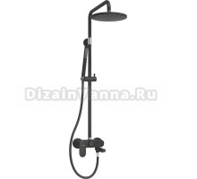 Душевая стойка Wasserkraft Elbe 7400 A174.077.217.CB черная