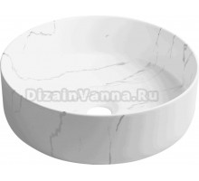 Накладная раковина Milleau Nuage MU7044A-MWM белый матовый мрамор