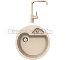 Комплект Мойка Schock Classic 50 (R-100) эверест + Смеситель Cristalite Fonos эверест