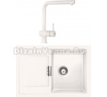 Комплект Мойка Schock Eton 45D Cristadur поларис + Смеситель Cristadur Epos full color поларис