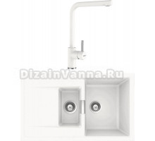 Комплект Мойка Schock Eton 60D Cristadur поларис + Смеситель Cristadur Napos поларис