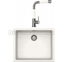 Комплект Мойка Schock Greenwich 60 Cristadur поларис + Смеситель Cristadur SC-300-D выдвижной излив, поларис