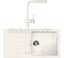 Комплект Мойка Schock Signus 60D Large (D-100L) Cristadur поларис + Смеситель Cristadur Epos full color поларис