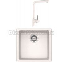 Комплект Мойка Schock Soho 50 (N-100S) Cristadur поларис + Смеситель Cristadur Napos поларис