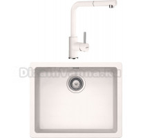 Комплект Мойка Schock Soho 60 (N-100) Cristadur поларис + Смеситель Cristadur Napos-D выдвижной излив, поларис