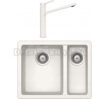 Комплект Мойка Schock Soho 60 Plus (N-150) Cristadur поларис + Смеситель Cristadur Papilio поларис