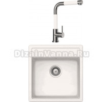 Комплект Мойка Schock Vero 50 Cristadur поларис + Смеситель Cristadur SC-300-D выдвижной излив, поларис