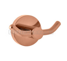 Крючок Rav Slezak Colorado COA0102ZRL двойной, розовый золотистый глянцевый