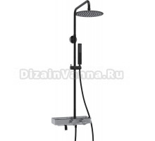 Душевая стойка Wasserkraft Abens 2000 A114.258.218.CB Thermo с термостатом, черная
