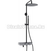 Душевая стойка Wasserkraft Abens 2000 A114.160.217.CB Thermo с термостатом, черная