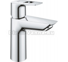 Смеситель для раковины Grohe BauLoop 23917001 с ограничителем температуры, хром