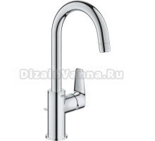 Смеситель для раковины Grohe BauEdge 23760001 с ограничителем температуры, хром