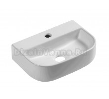 Раковина маленькая в туалет Milleau Perl MU1010A-GW белый глянец