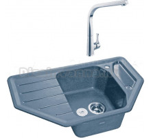 Комплект Мойка GranFest Corner C-800 E графит + Смеситель MEGA Mega MG-SUN03