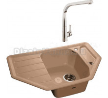 Комплект Мойка GranFest Corner C-800 E топаз + Смеситель MEGA Mega MG-SUN03