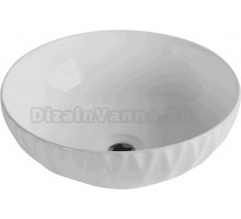 Накладная раковина Milleau Glace MU3301B-GW белый глянец