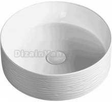 Накладная раковина Milleau Glace MU7044G-GW белый глянец