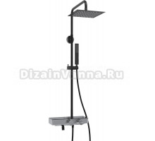 Душевая стойка Wasserkraft Abens 2000 A114.255.218.CB Thermo с термостатом, черная