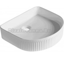 Накладная раковина Milleau Glace MU8011-GW белый глянец