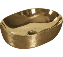 Накладная раковина Milleau Boutique MU7100K-MG/EGG матовое, глянец золото